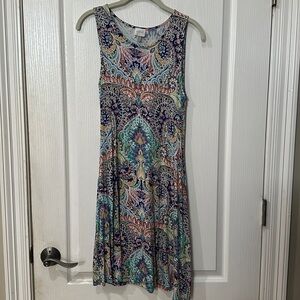 Cupio size S/P Sleeveless multicolor dress